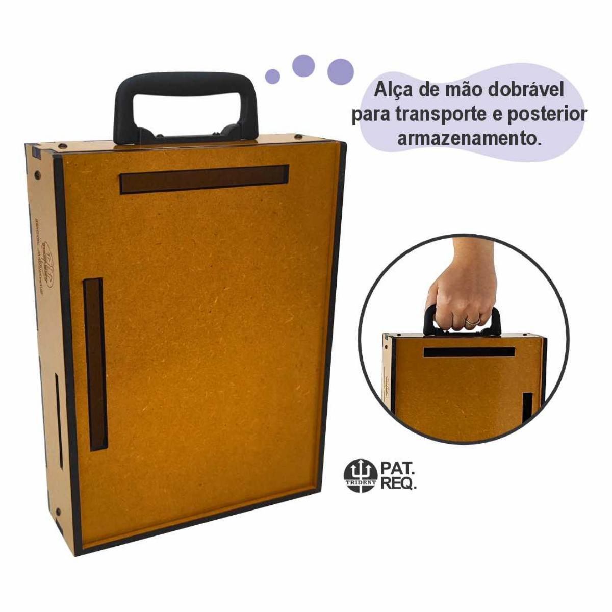 Estojo Portátil Para Aquarela - Tamanho A5 - Trident