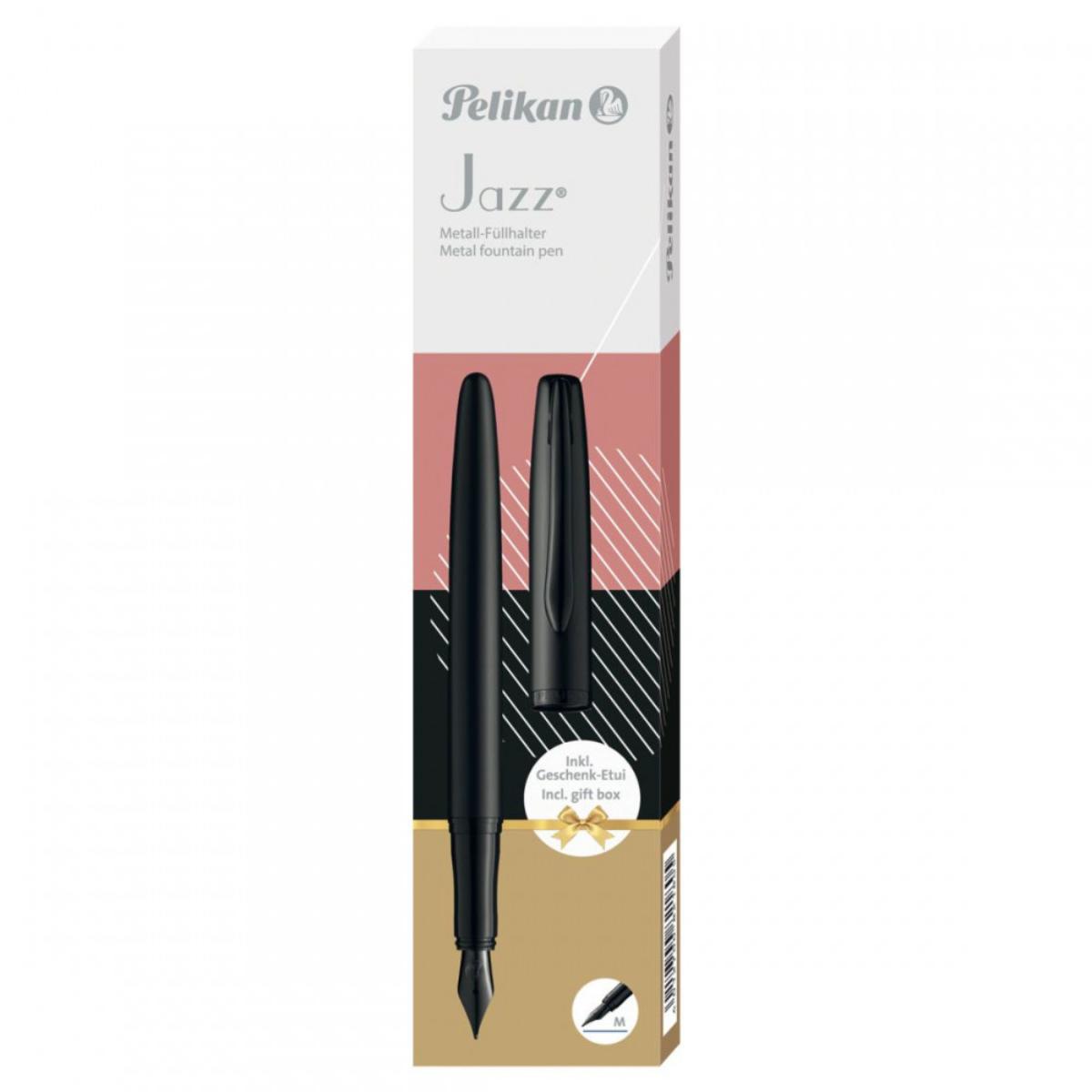 Caneta Tinteiro Pelikan Jazz - Carbon Black -Edição Limitada