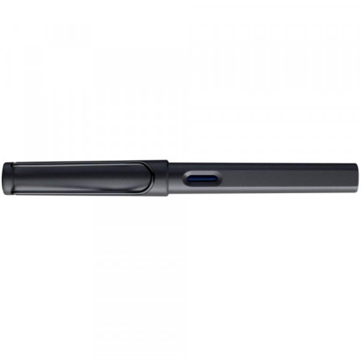 Caneta Tinteiro Lamy Safari - Steel Black 0E2 - Pena M