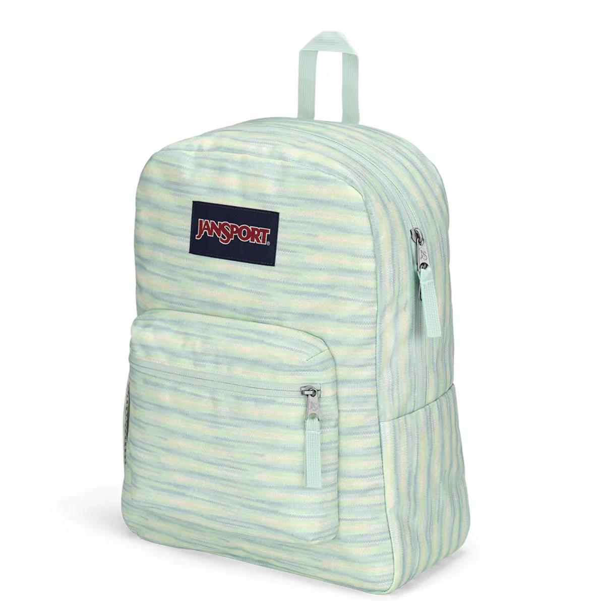 Mochila Jansport Cross Town - 70s Space Dye Fresh Mint