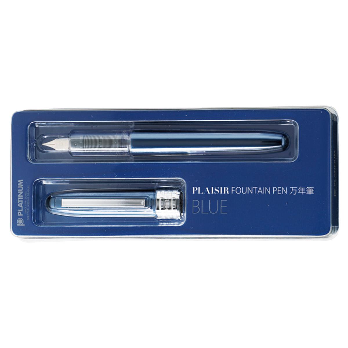 Caneta Tinteiro Platinum Plaisir 0,3mm Blue - PGB-1000