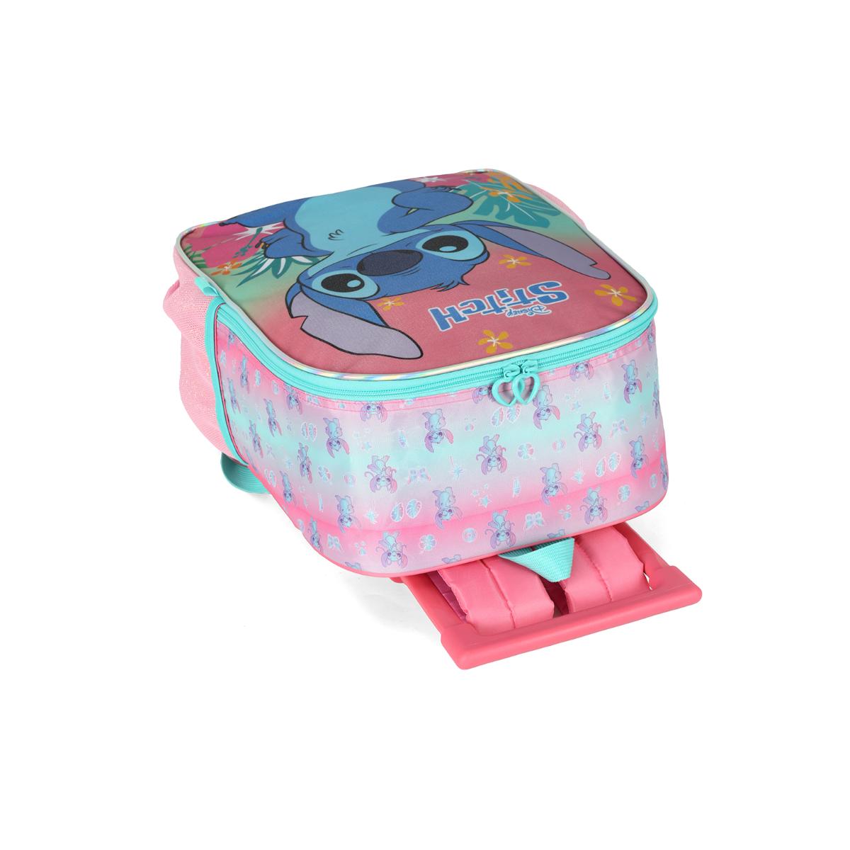 Mochila com Rodas Stitch Hawaii - Rosa