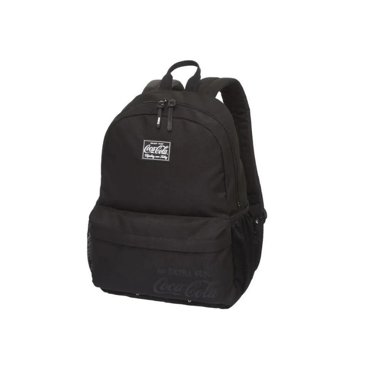 Mochila De Costas Coca-Cola Flat - Preto