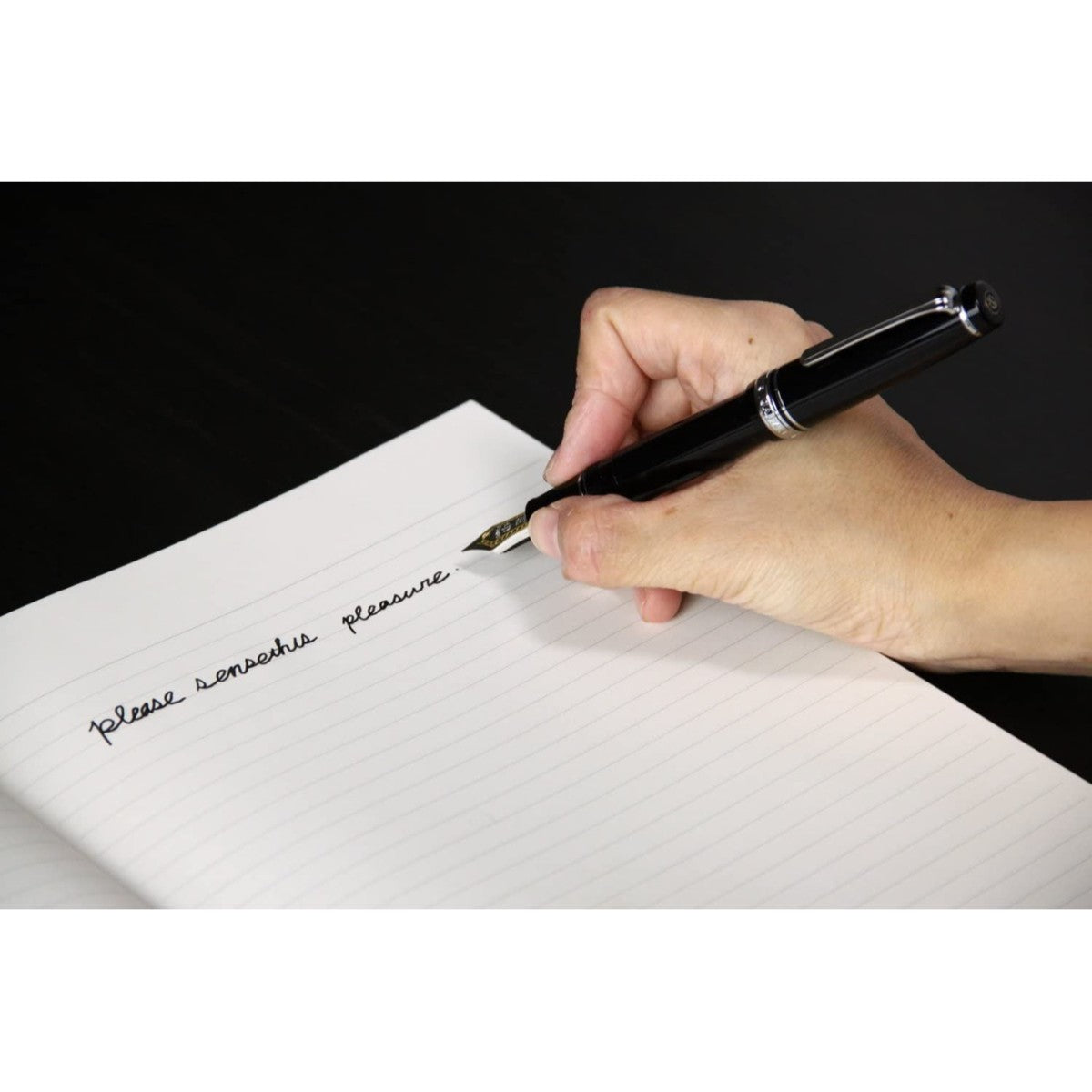 Caneta Tinteiro Sailor Professional Gear 21K - Black - M Sailor