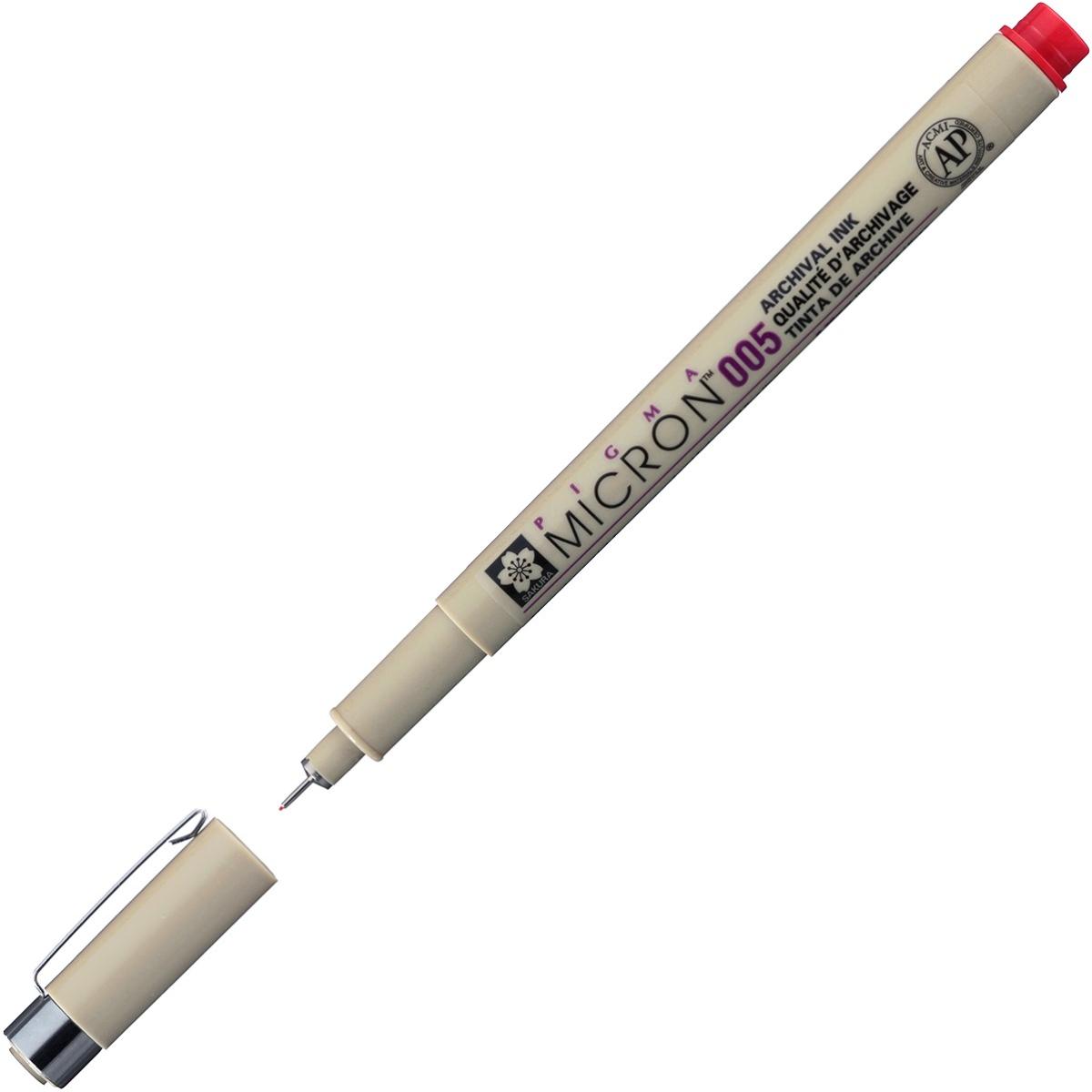 Caneta Pigma Micron 0,05 Vermelho - Sakura