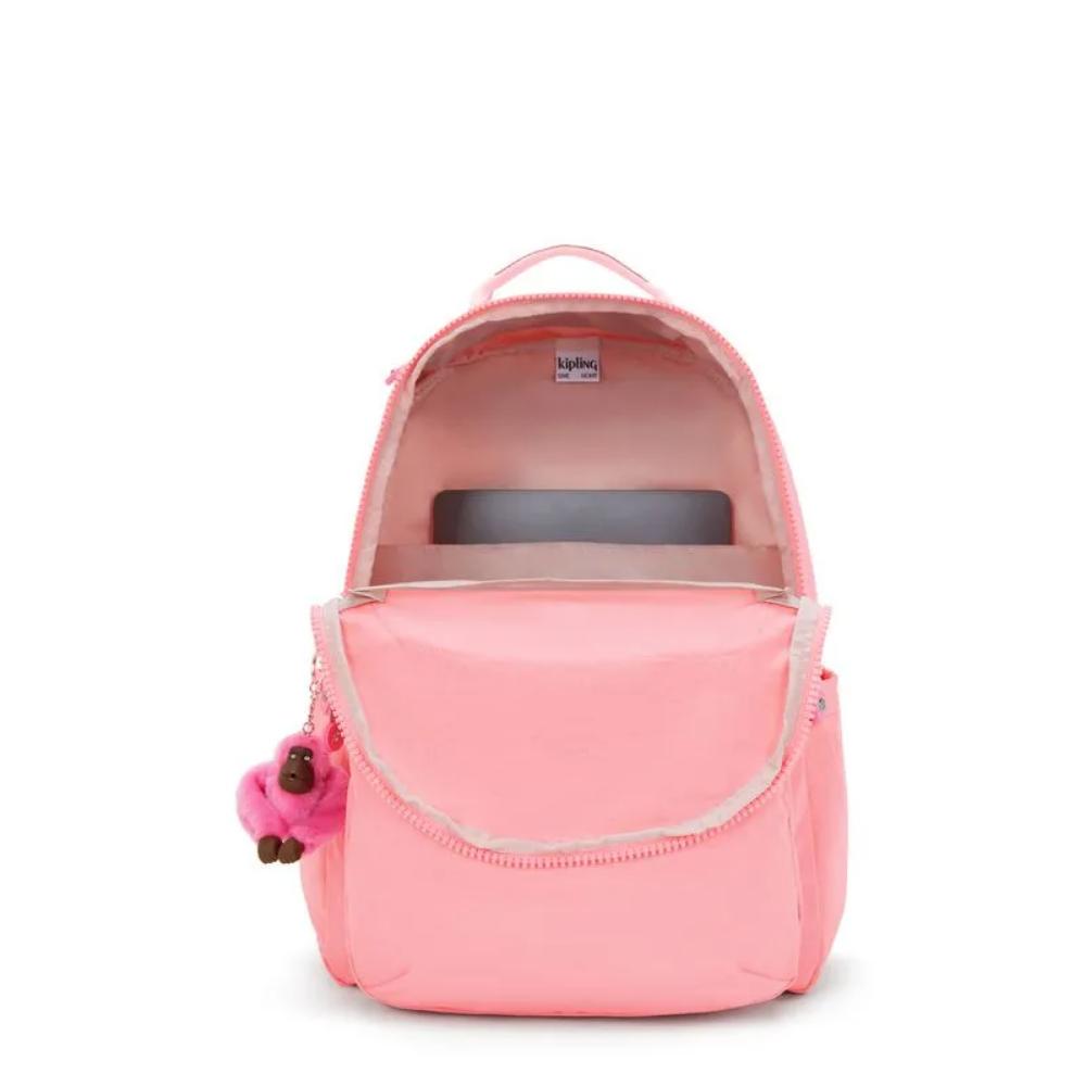 Mochila Kipling Seoul - Rosa - Coral Sea