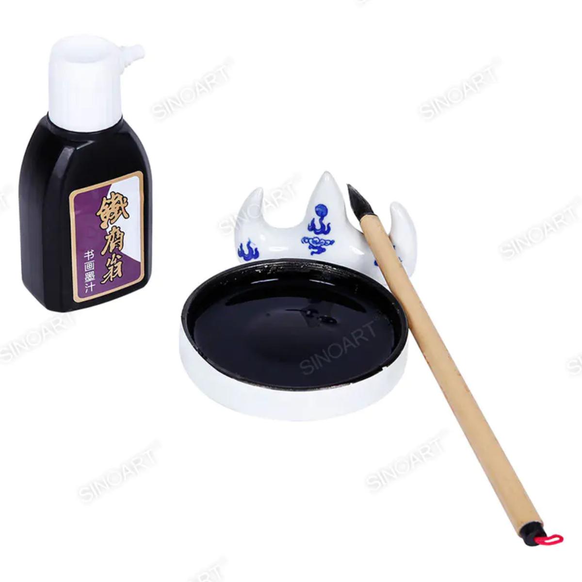 Tinta Nanquim Chinesa 100ml - Preto - Tinta Para Caligrafia