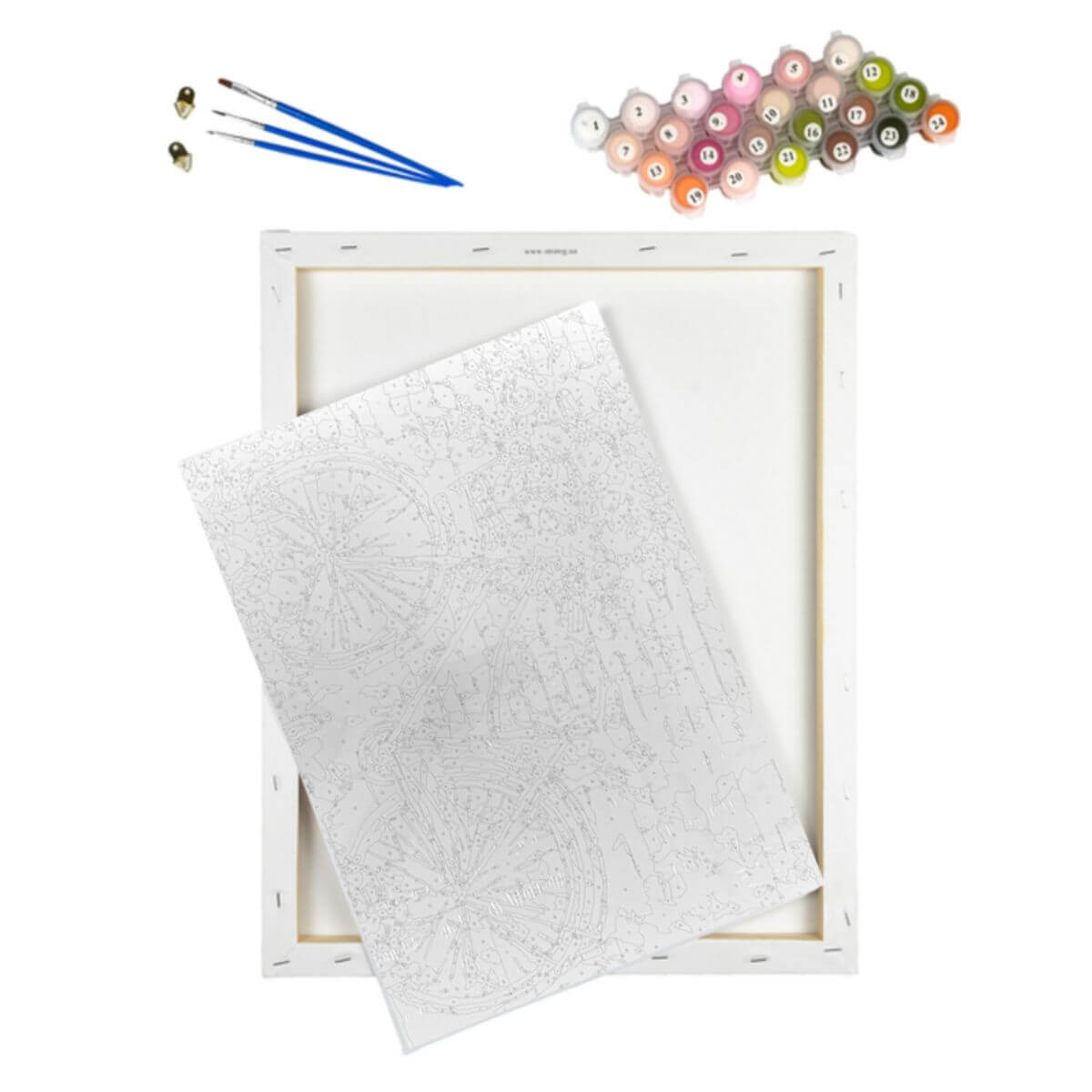 Kit Pintura Numerada em Tela - Amterdam - 40x50cm