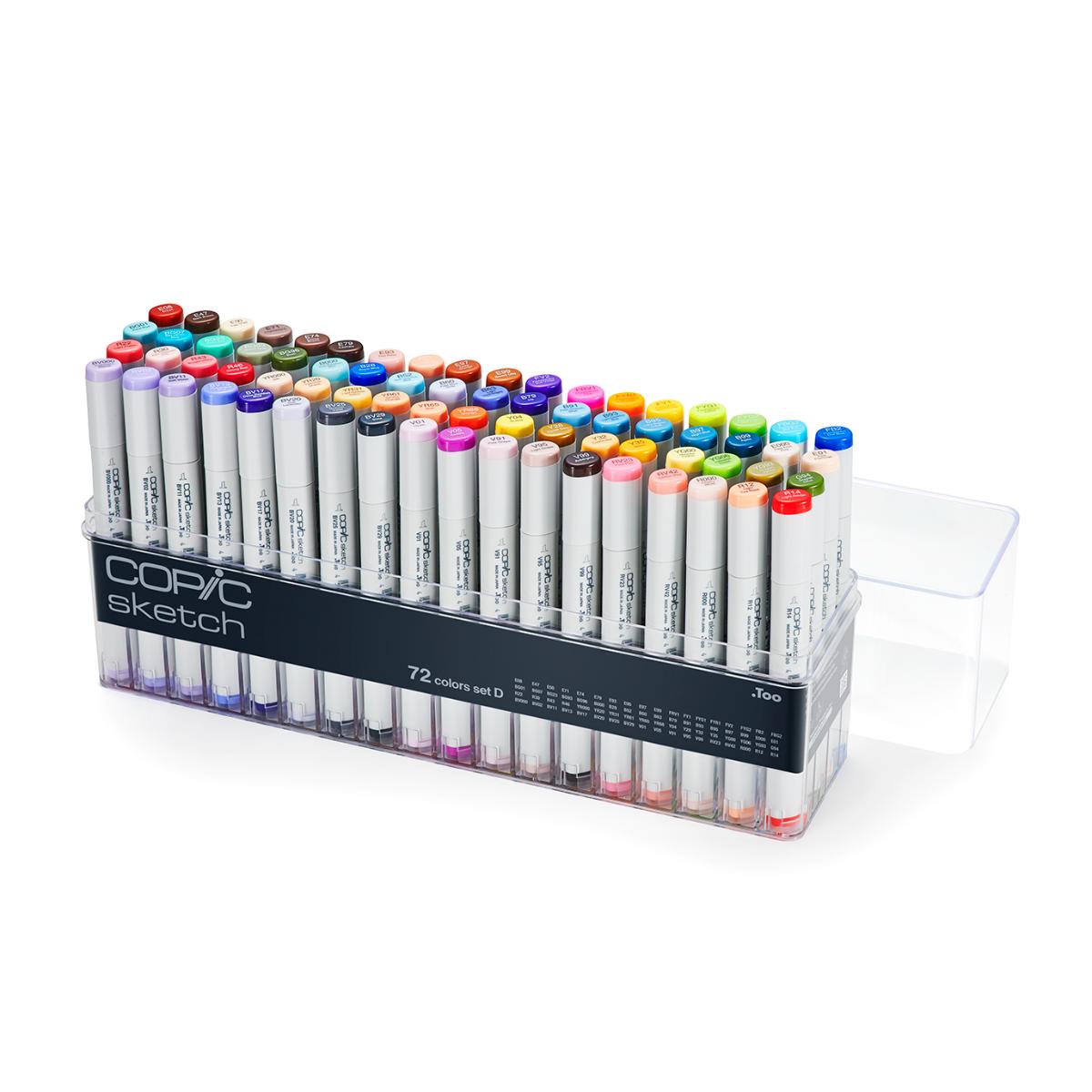 Copic Sketch - Estojo com 72 Cores - Conjunto 72D
