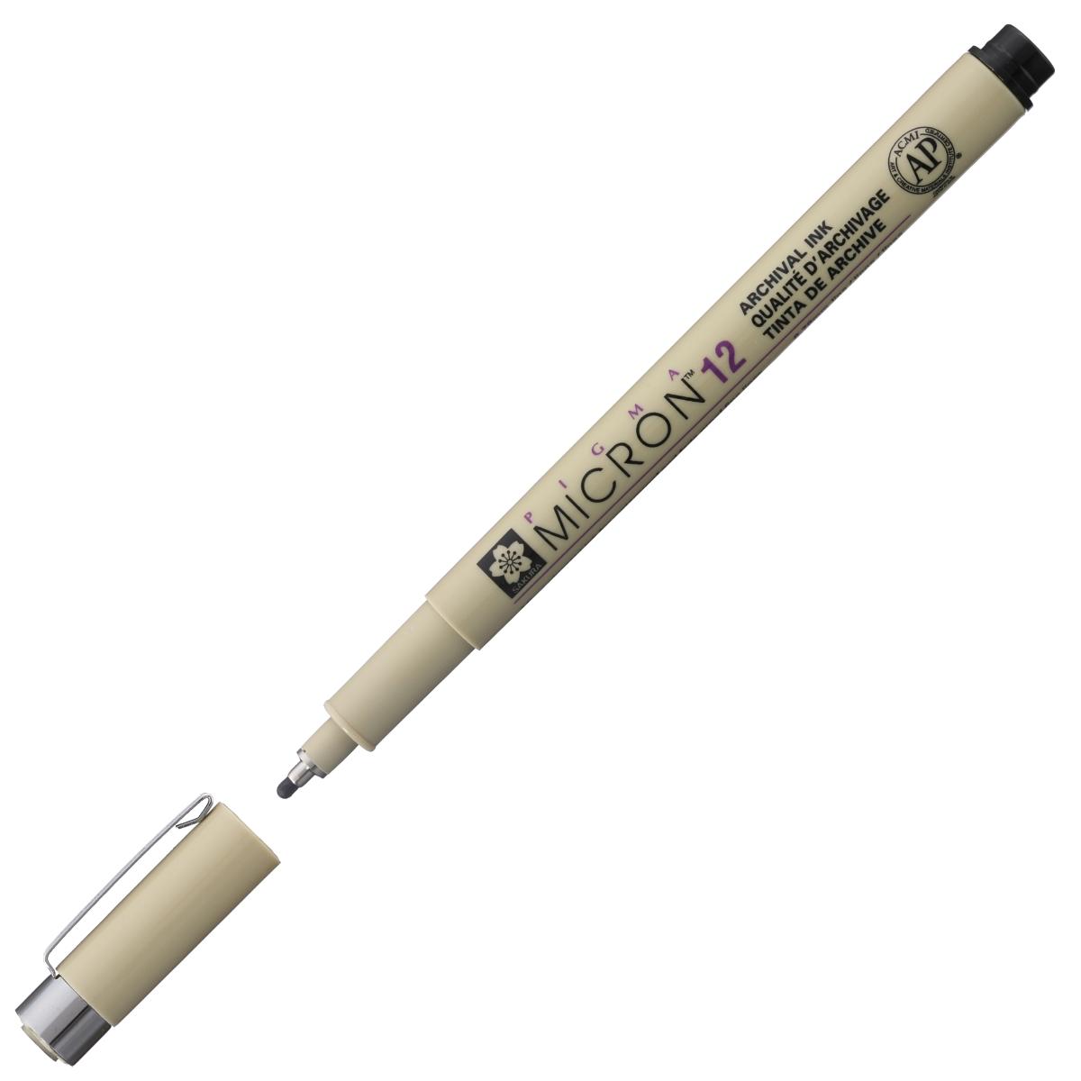 Caneta Pigma Micron 1,2 - Preto - Sakura