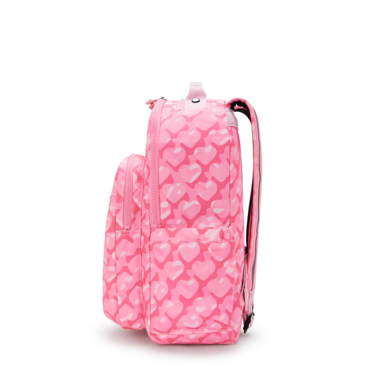 Mochila Kipling Seoul - Adorable Hearts - Estampado