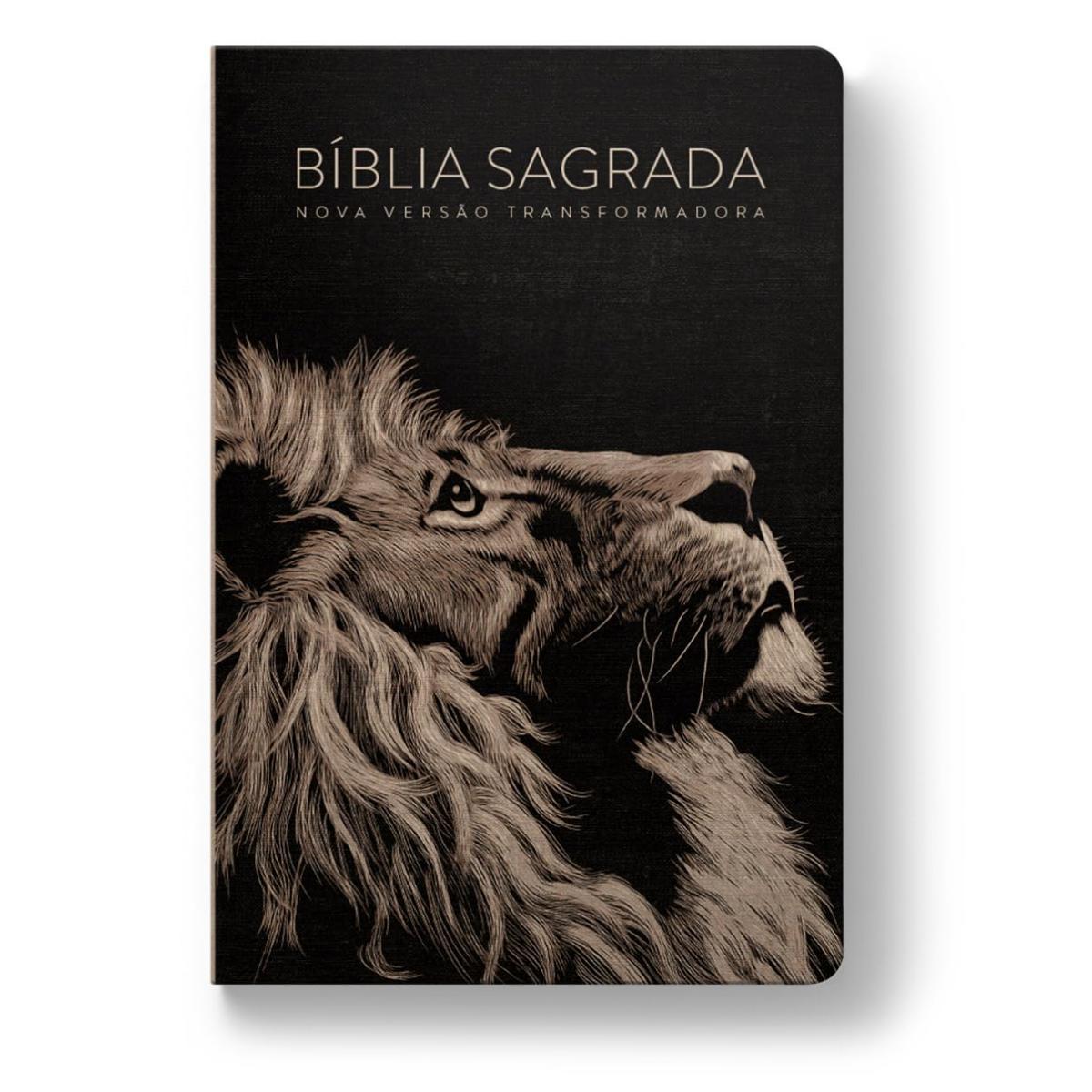Bíblia Sagrada NVT Letra Grande  - Lion Head - Capa Dura