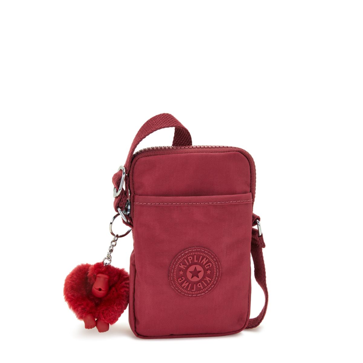 Bolsa Transversal Kipling Tally - Funky Red - Vermelho