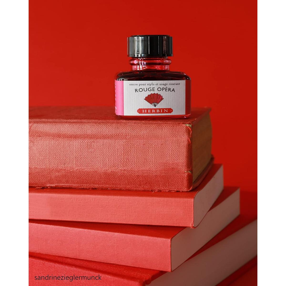 Tinta Para Caneta Tinteiro Herbin 30ml - Rouge Opera