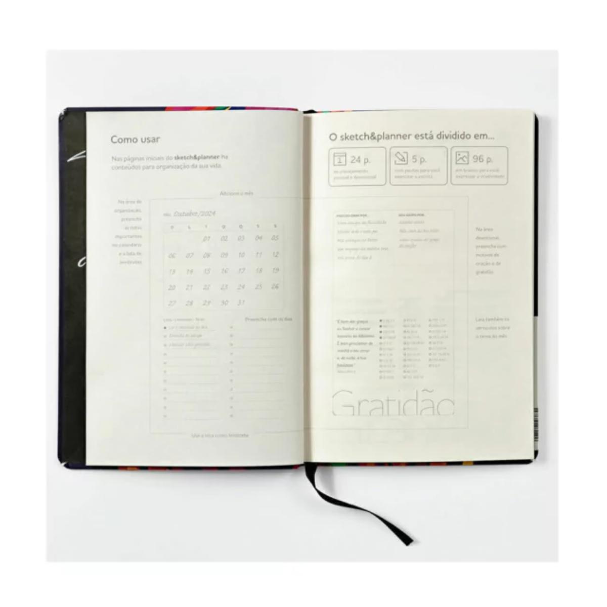 Planner Cristão Sketch e Planner - Heart - Sankto