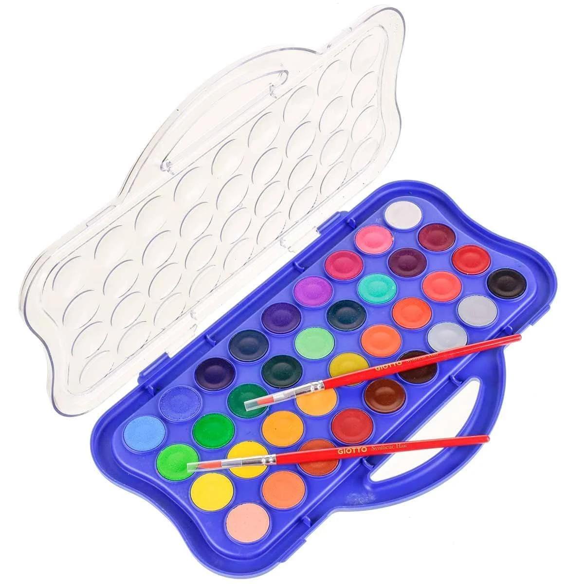 Aquarela Giotto Mini - 36 Cores - 23mm