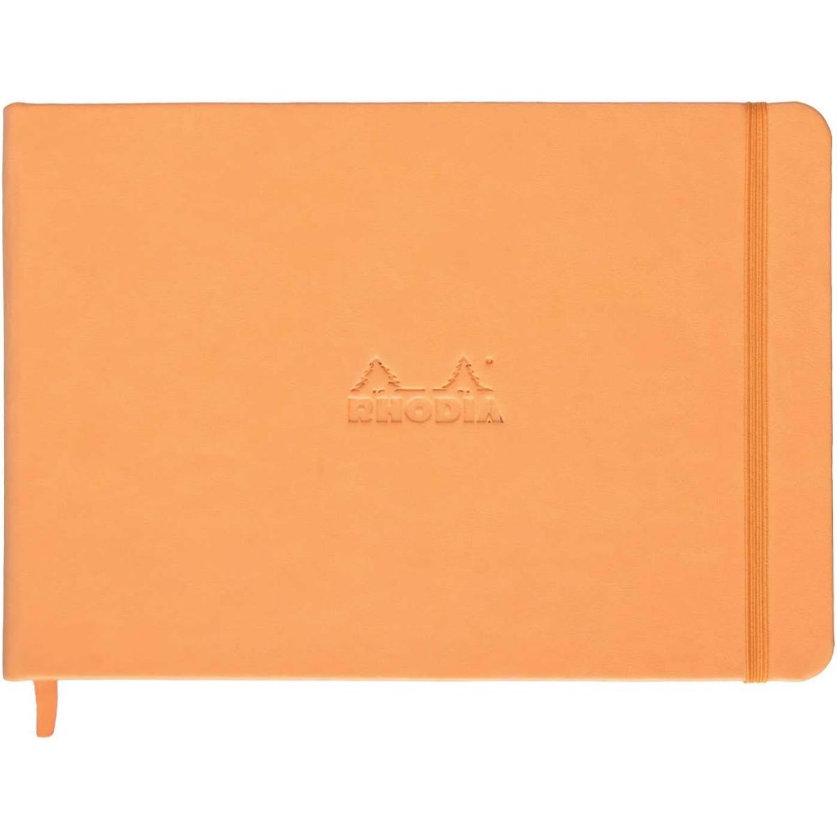 Caderno Rhodia Webnotebook Paysage A5 96FL - Orange