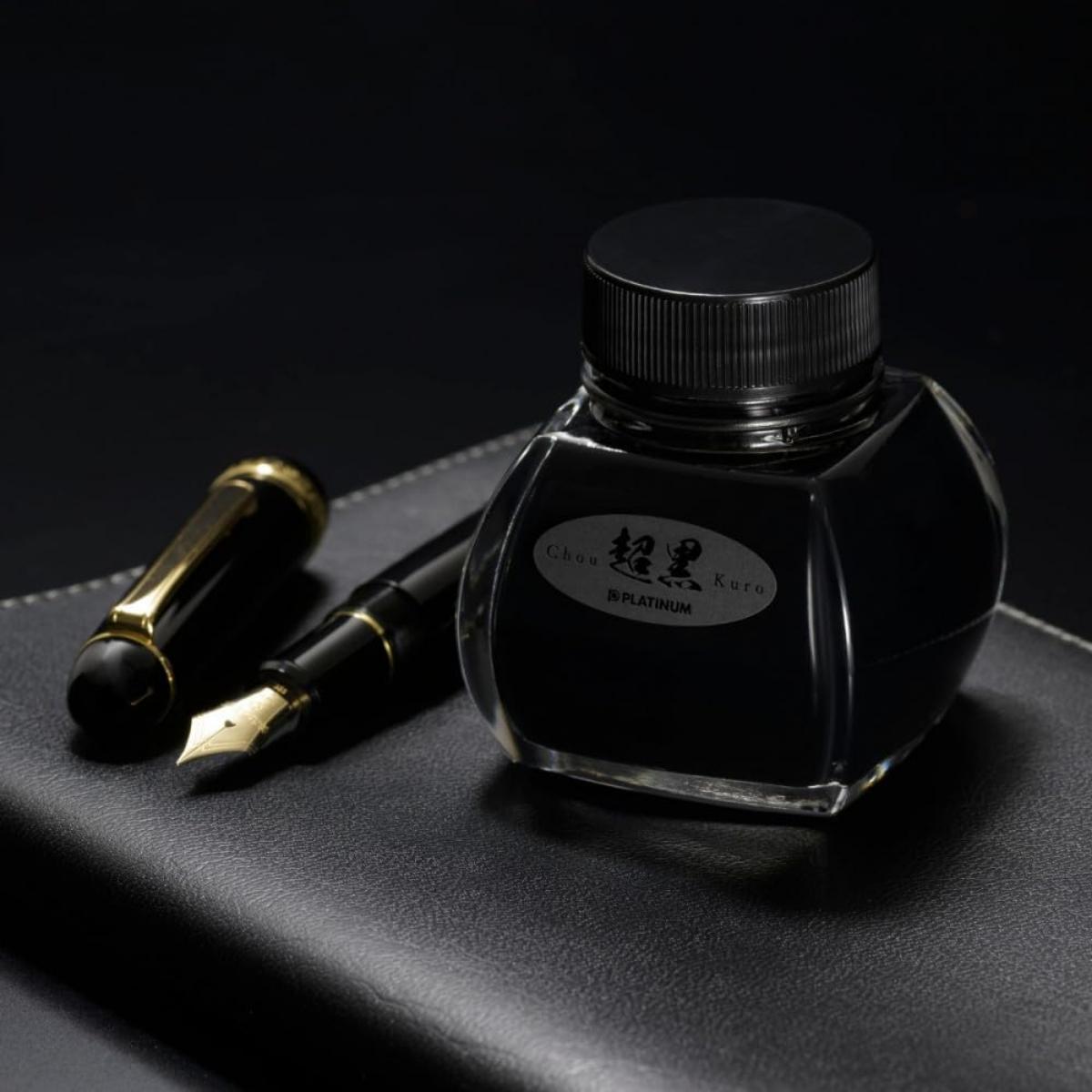 Tinta Para Caneta Tinteiro Platinum Chou Kuro - 60ml