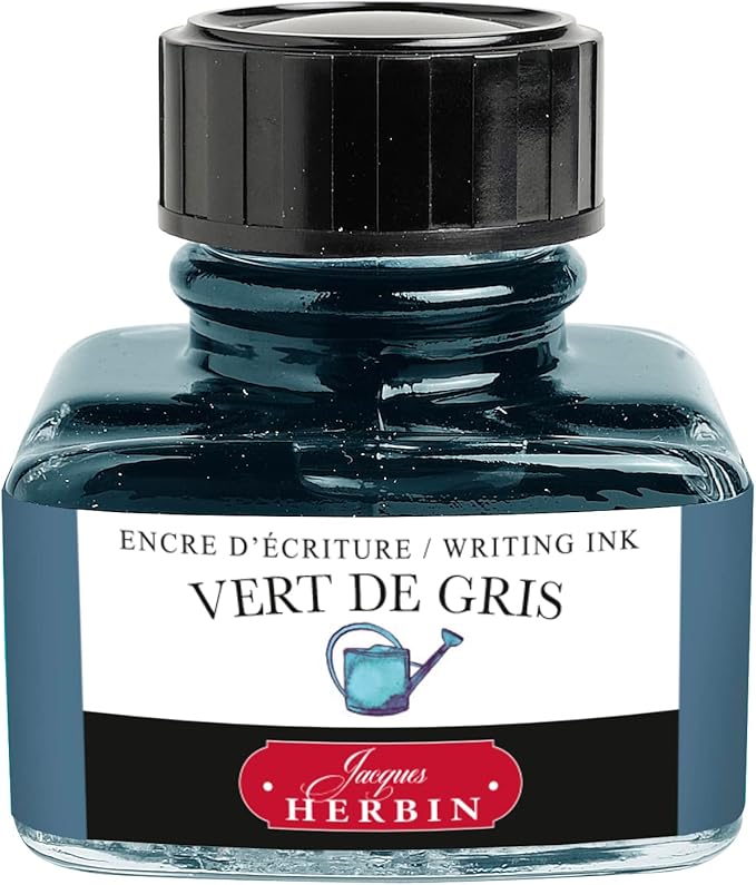 Tinta para Caneta Tinteiro Herbin 30ml - Vert De Gris