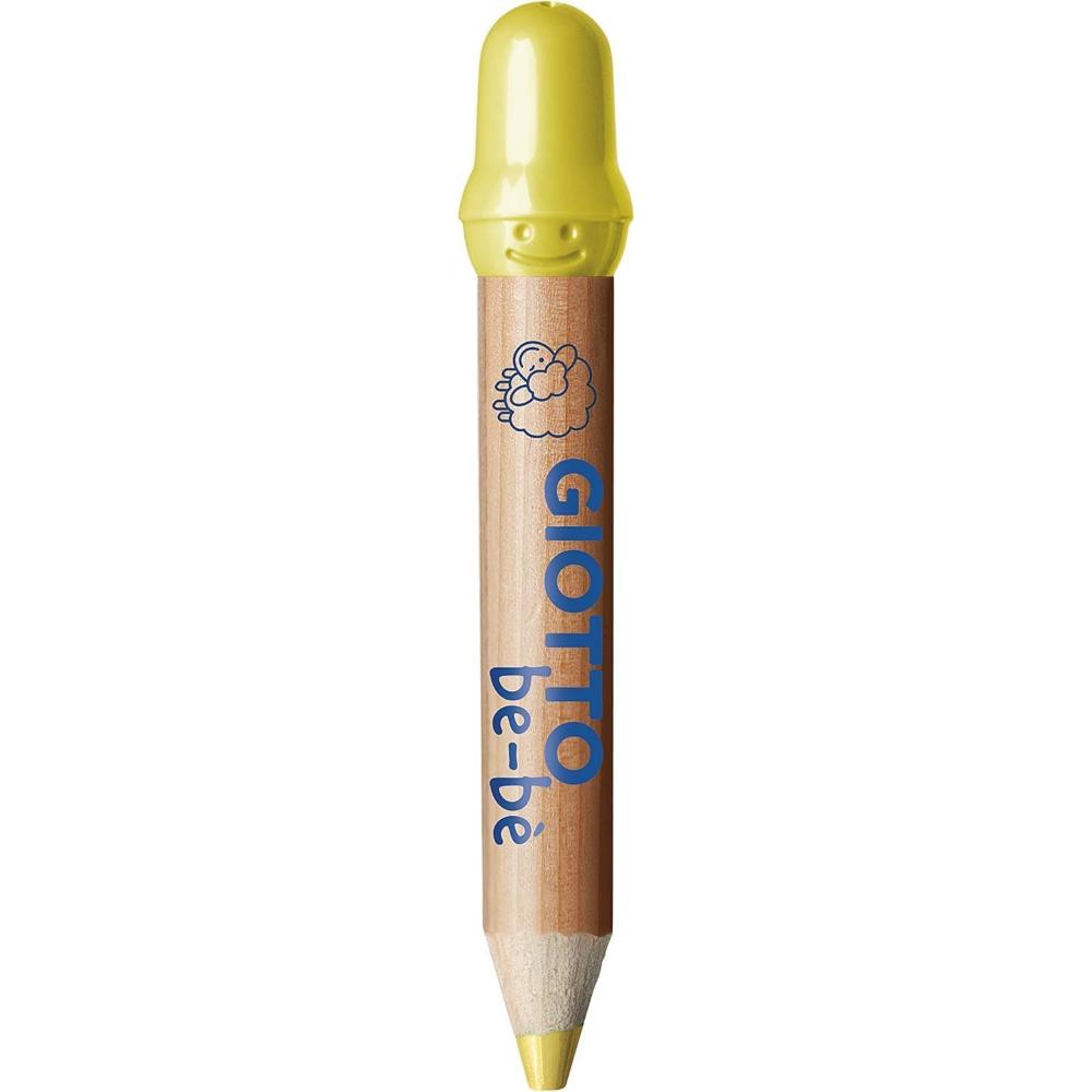 Lápis de Cor Jumbo Giotto BeBe - 6 Cores + Apontador
