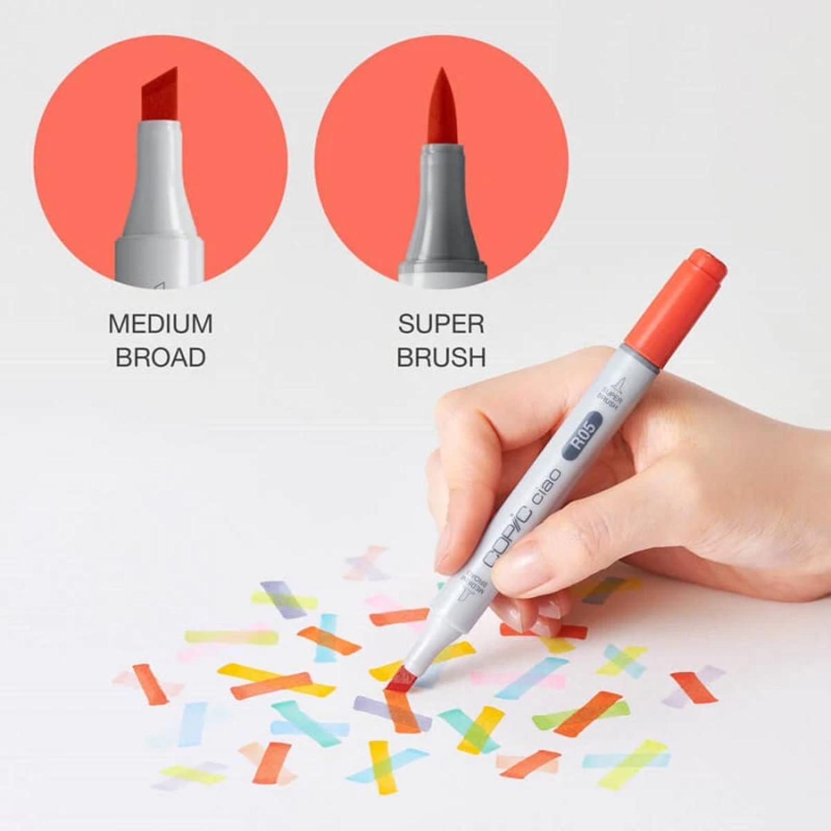 Copic Ciao - Estojo com 12 Cores - C/ Livro