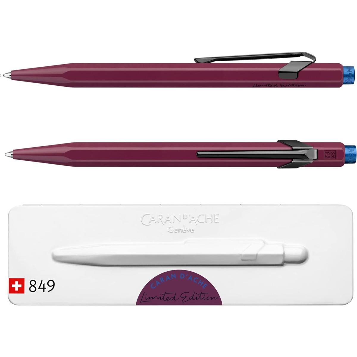 Caneta Caran D´Ache 849 Claim Your Style - Burgundy