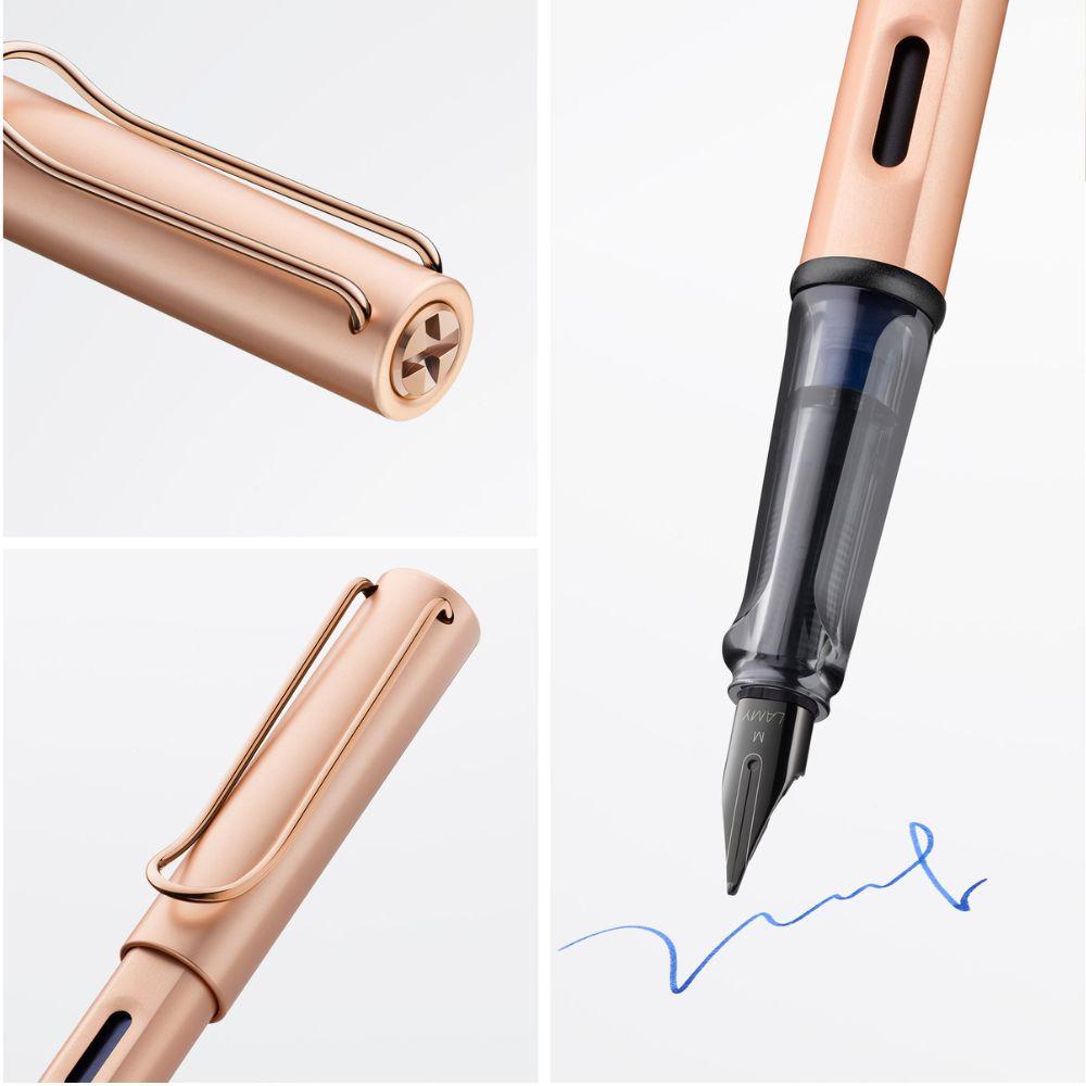 Caneta Tinteiro Lamy LX Rose Gold - 076 M
