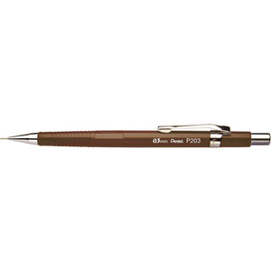 Lapiseira Pentel 0.3 Sharp P203 - Marrom