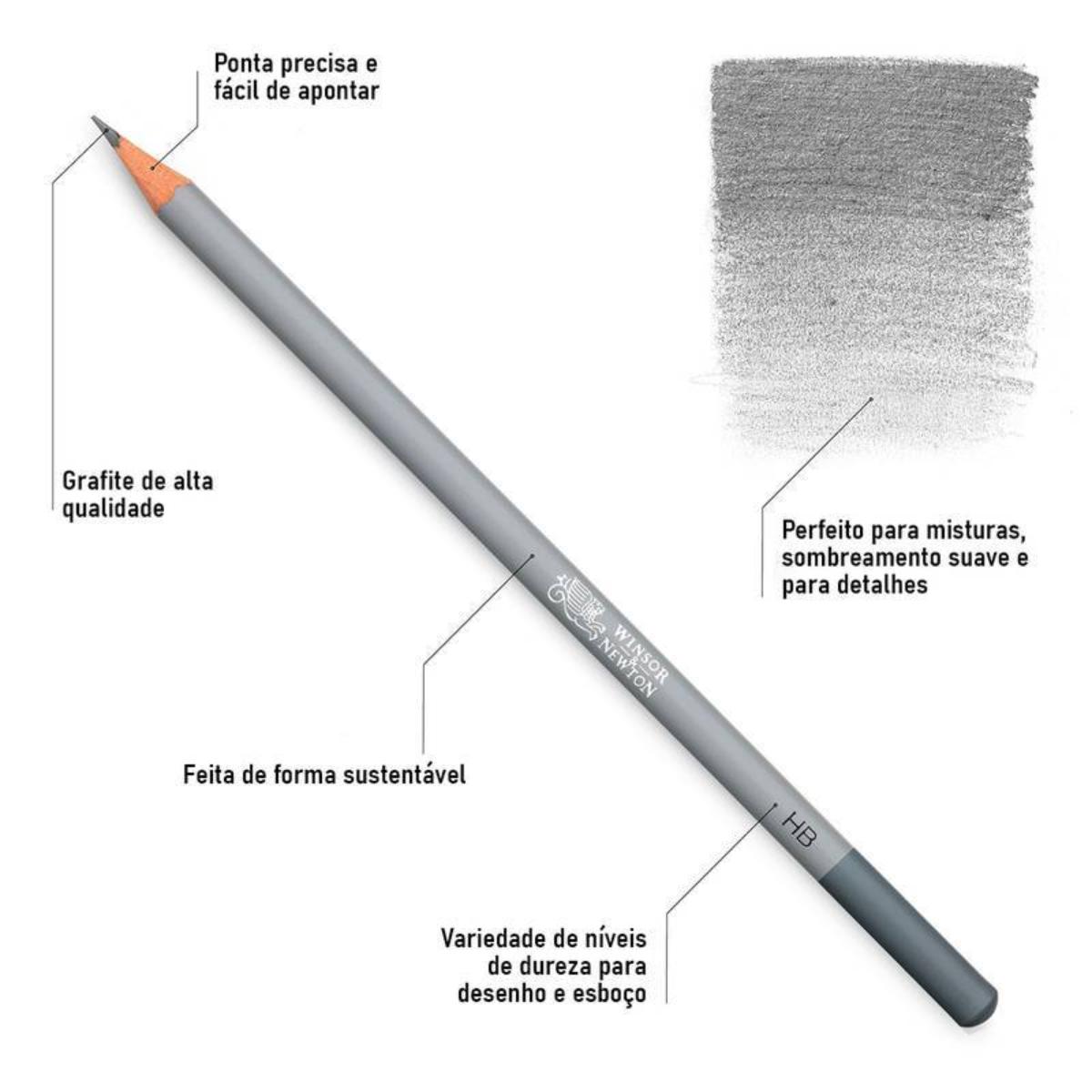 Estojo Lápis Graduado Winsor & Newton - 12 Unidades