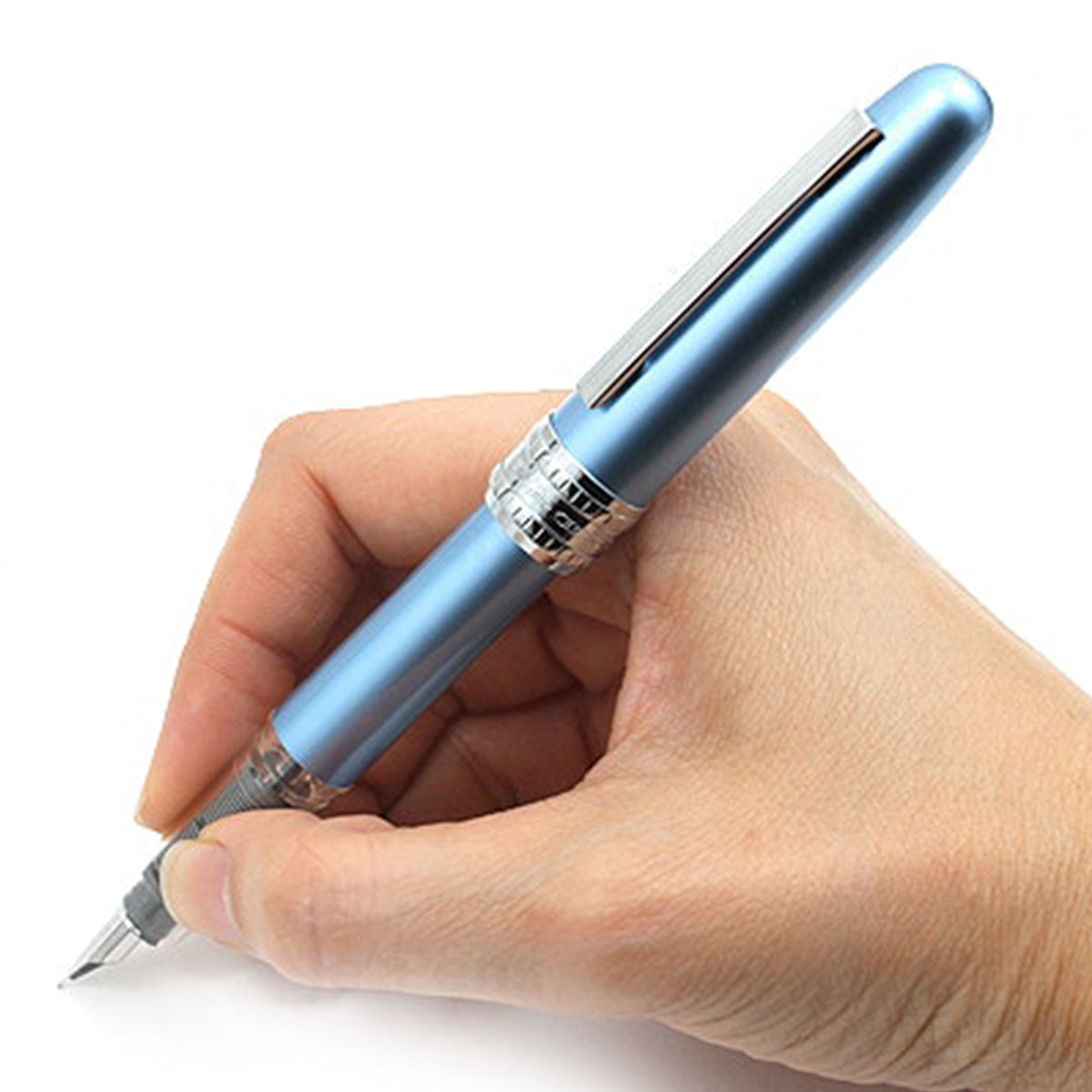 Caneta Tinteiro Platinum Plaisir - 0.3 Frosty Blue