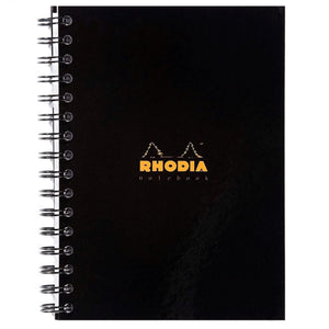 Note Book Rhodia A5 Black Espiral - 80F