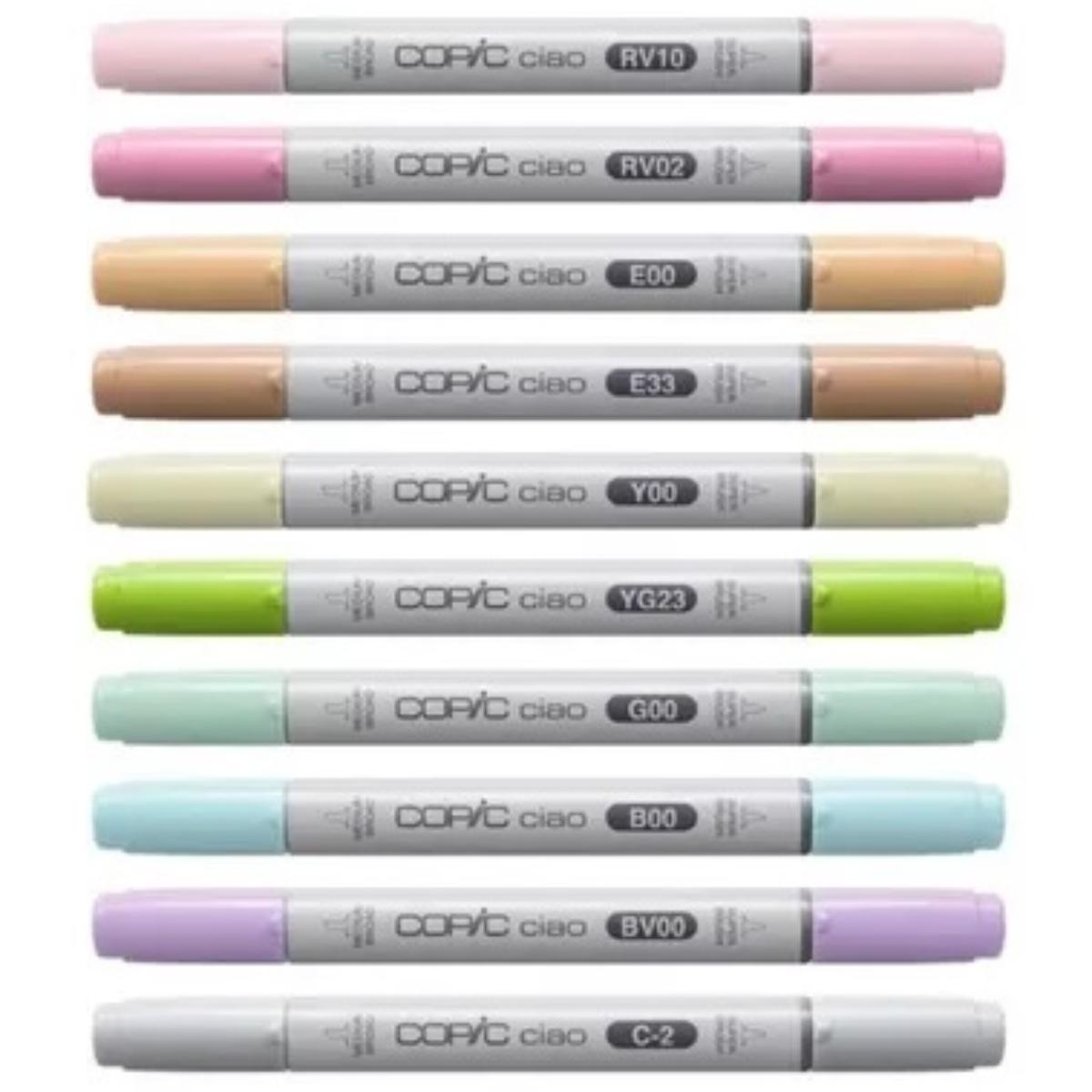 Copic Ciao - My First Copic - 10 Cores + 2 Multiliner