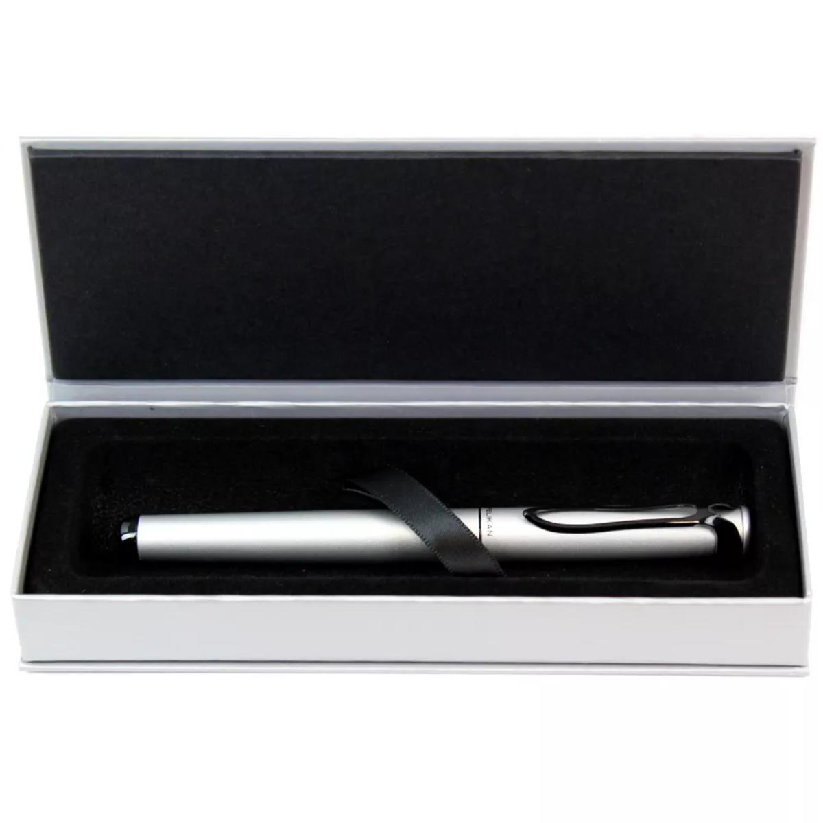 Caneta Tinteiro Pelikan Stola - Prata - Pena M