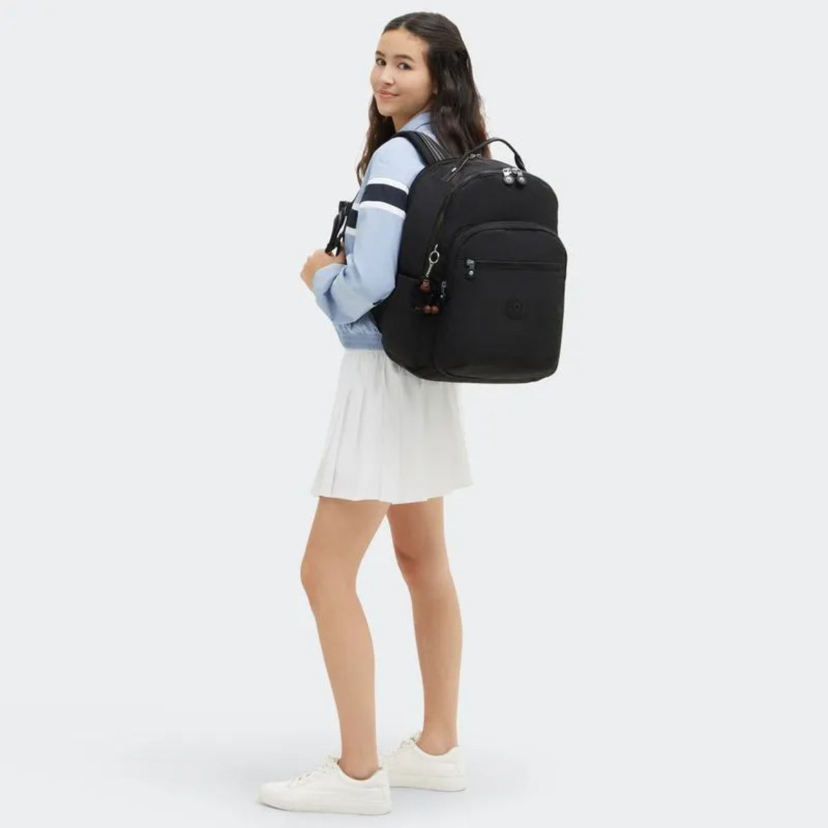 Mochila Kipling Seoul College Extra - True Black