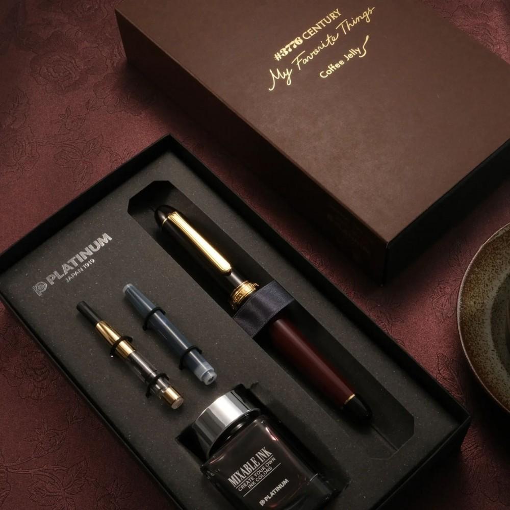 Caneta Tinteiro Platinum 3776 Century - Edição Limitada Coffee Jelly - F