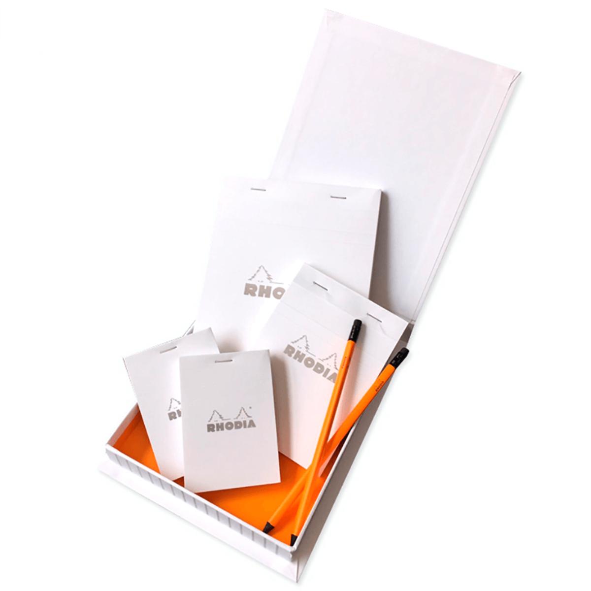 Caderno Rhodia Essential Box White - 6 Itens Rhodia