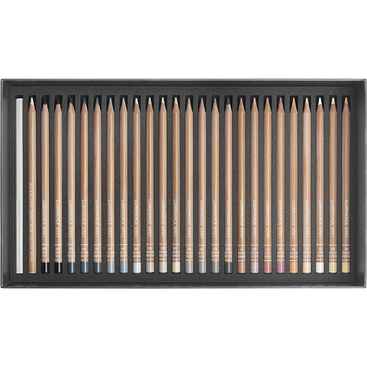 Lápis de Cor Caran D´Ache Luminance - 100 Cores