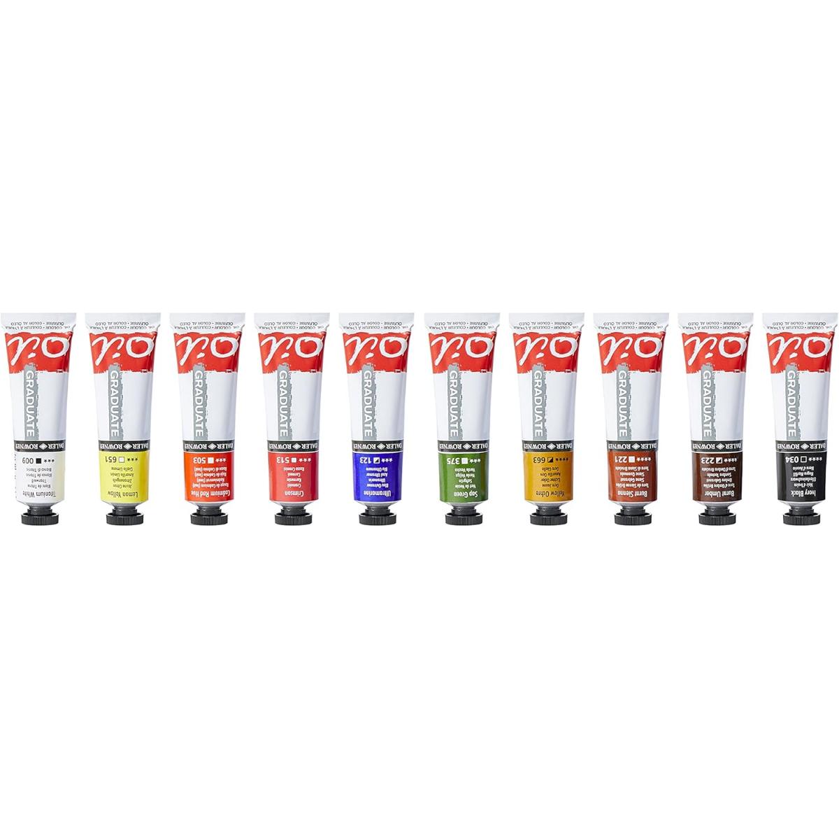 Tinta Óleo Graduate Oil Selection Set - 10 Cores - 38ml
