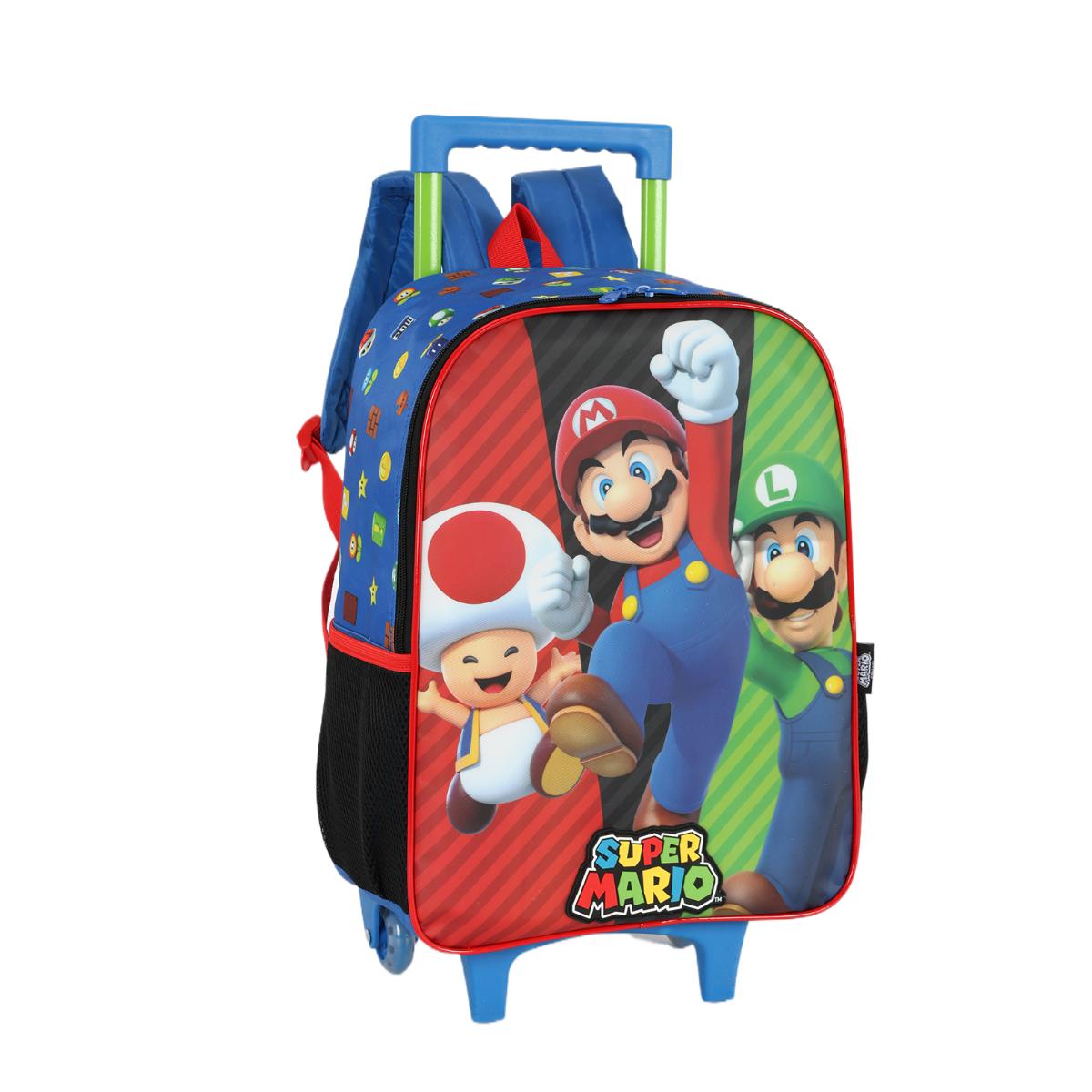 Mochila com Rodas Super Marios Bros - Power Up