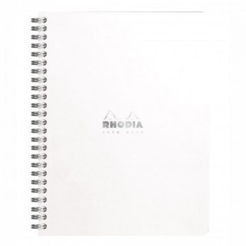 Caderno Quadriculado Rhodia Notebook A5+ - White - 80 folhas - 193461C