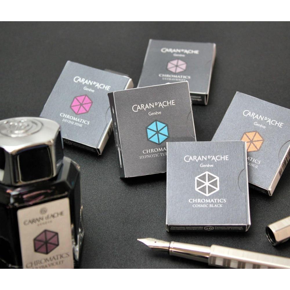 Cartucho Para Caneta Tinteiro Caran D´Ache - Black - 8021009