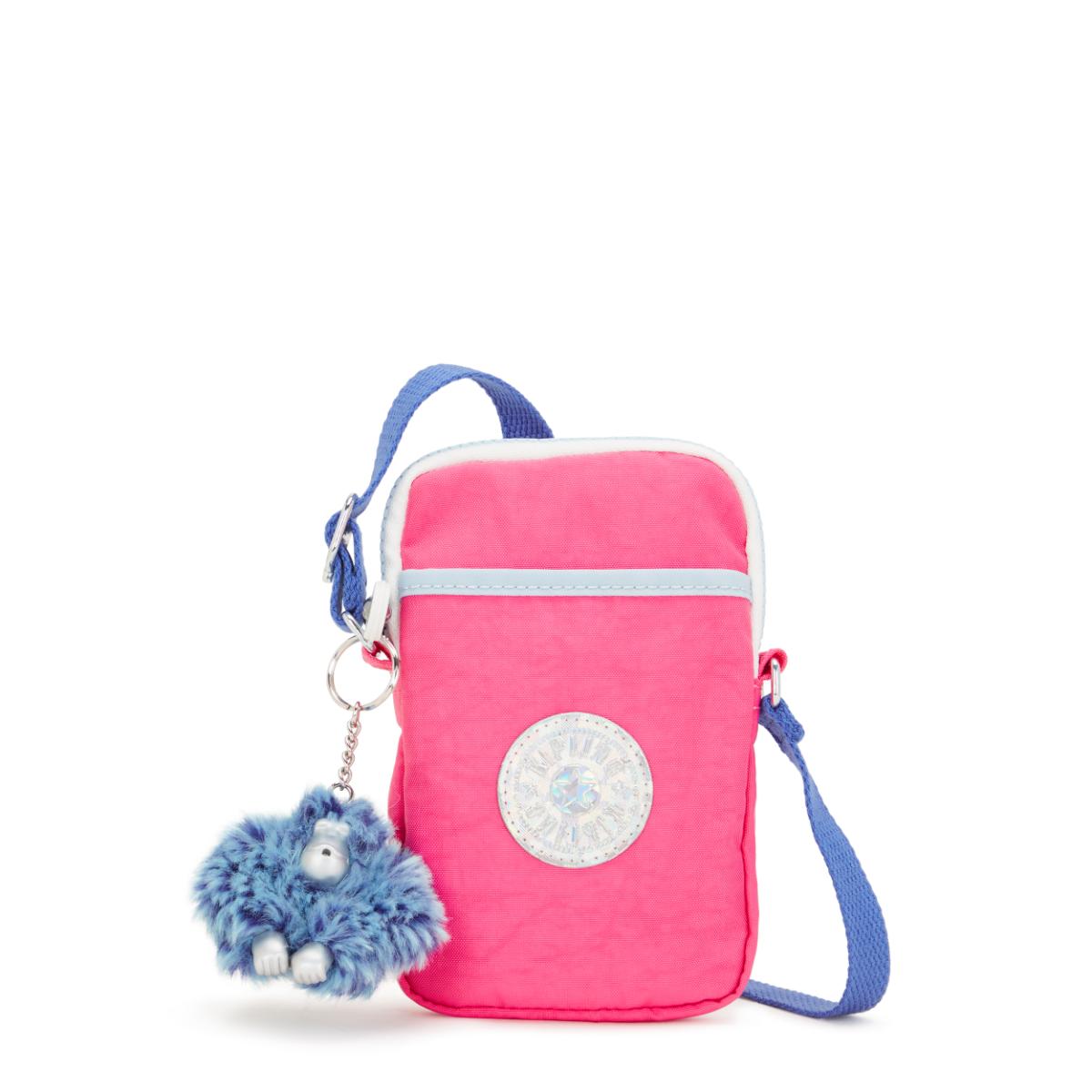 Bolsa Transversal Kipling Tally - Happy Pink Mix