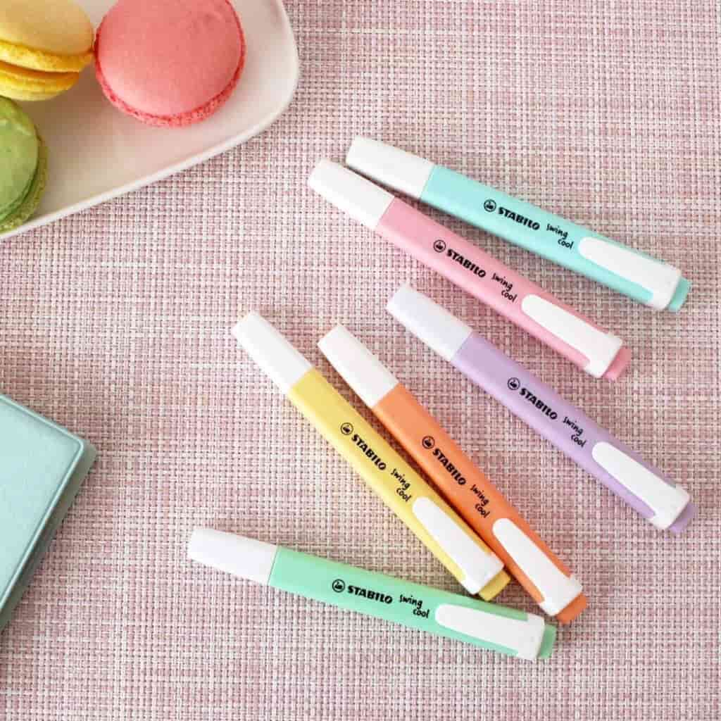 Marca Texto Stabilo Swing Cool - 6 Tons Pastel