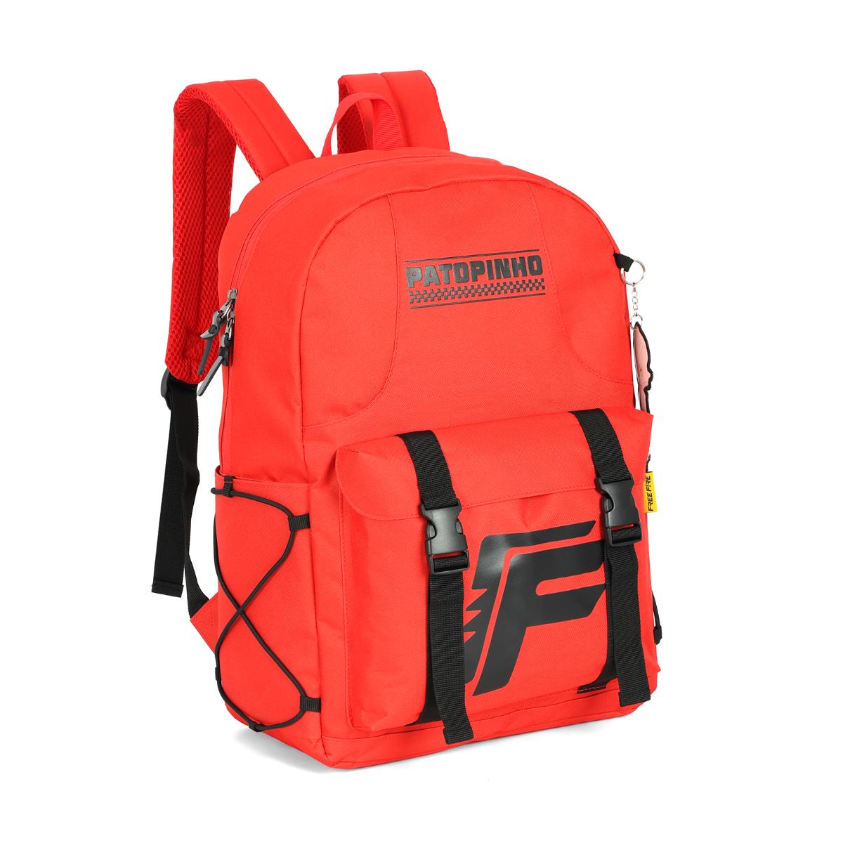 Mochila Free Frire FF - Patopinho - Vermelha