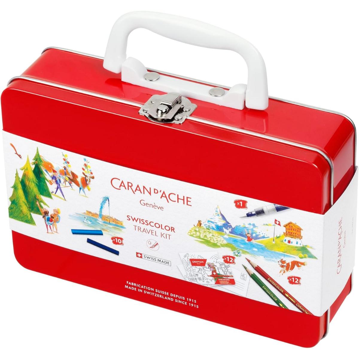 Maleta Criativa Caran D´Ache Swisscolor - Travel Kit - 300223