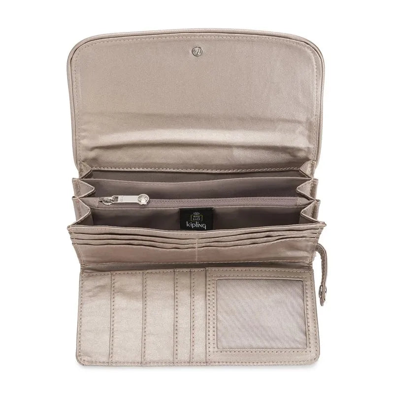 Carteira Kipling Money Land - Gold Metallic Glow
