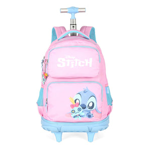 Mochila com Rodas Stitch Pastel Pink - MC50042SC