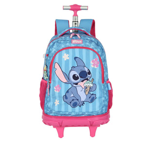 Mochila  Com Rodas Stitch - Up4You - Pink - SC0310UN