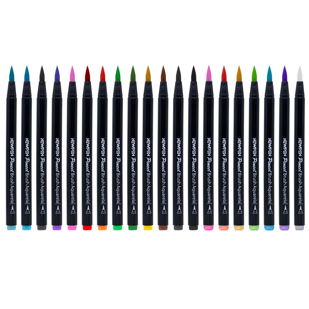 Brush Pen Newpen 20 Cores