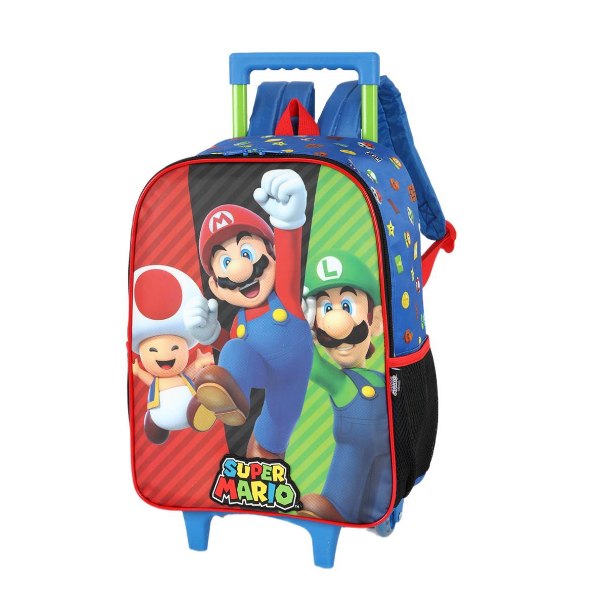 Mochila com Rodas Super Marios Bros - Power Up